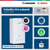 Calef&oacute;n 16 litros gas natural tiro natural Junkers Bosch Therm 4200