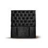 Respaldo Latam Home 1,5 Plazas Florencia Cuero Negro