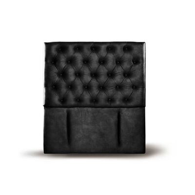 Imagen 1 del producto Respaldo Latam Home 1,5 Plazas Florencia Cuero Negro