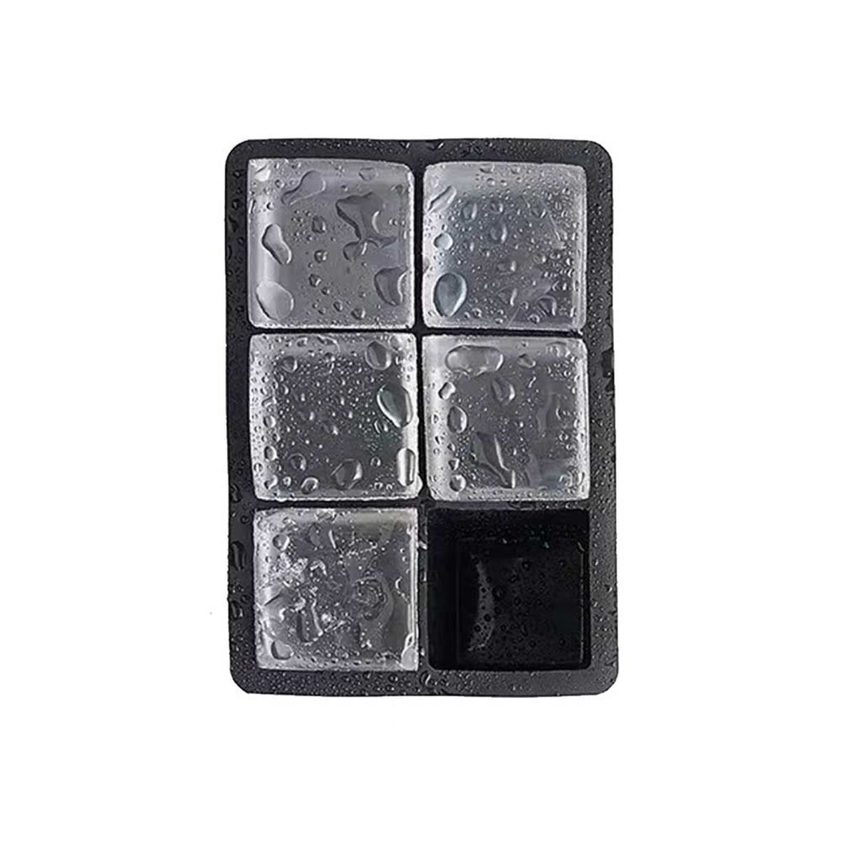 Cubeta de Hielo Simplit 6 Hielos Grandes Negro