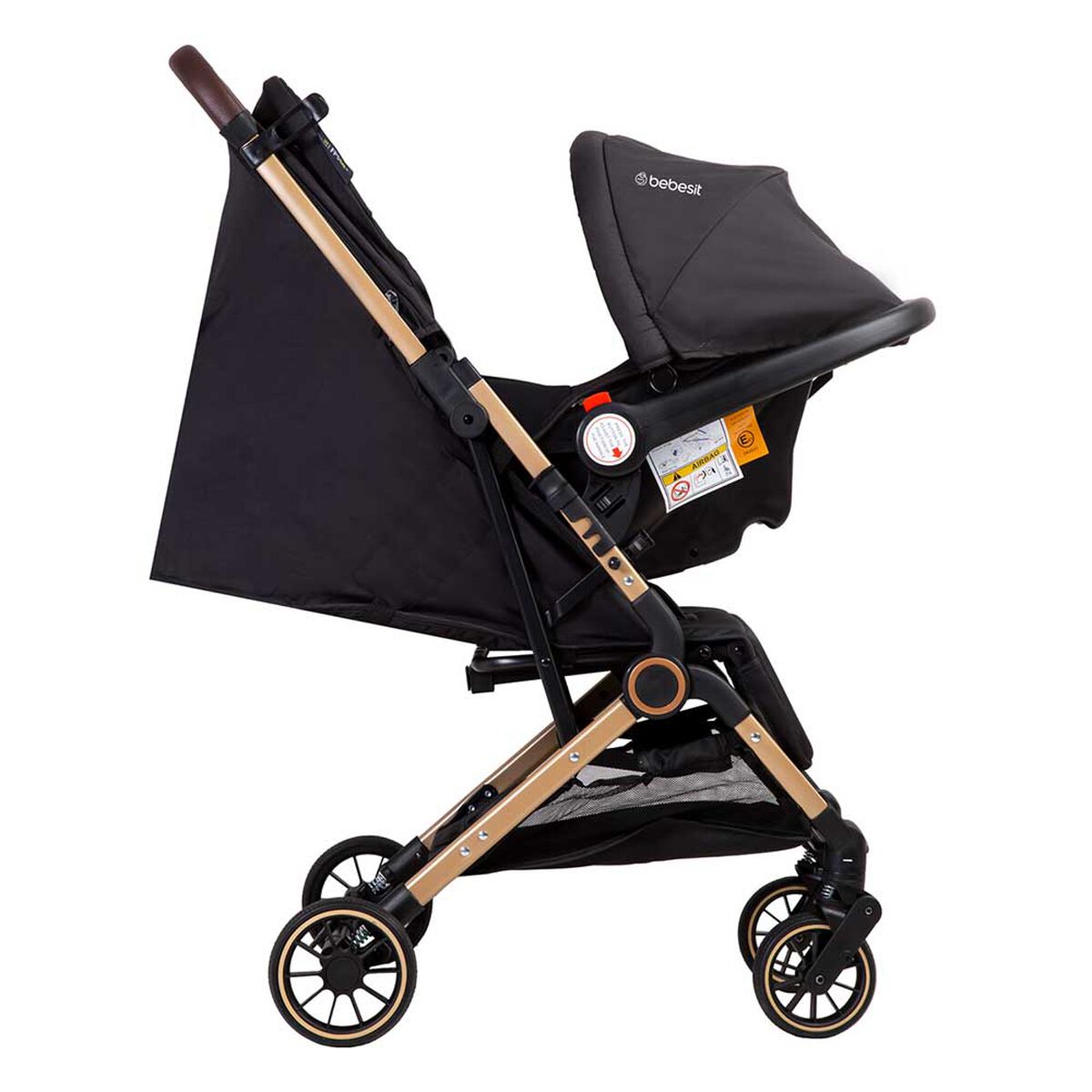 Coche Travel System Soho Negro Bebesit