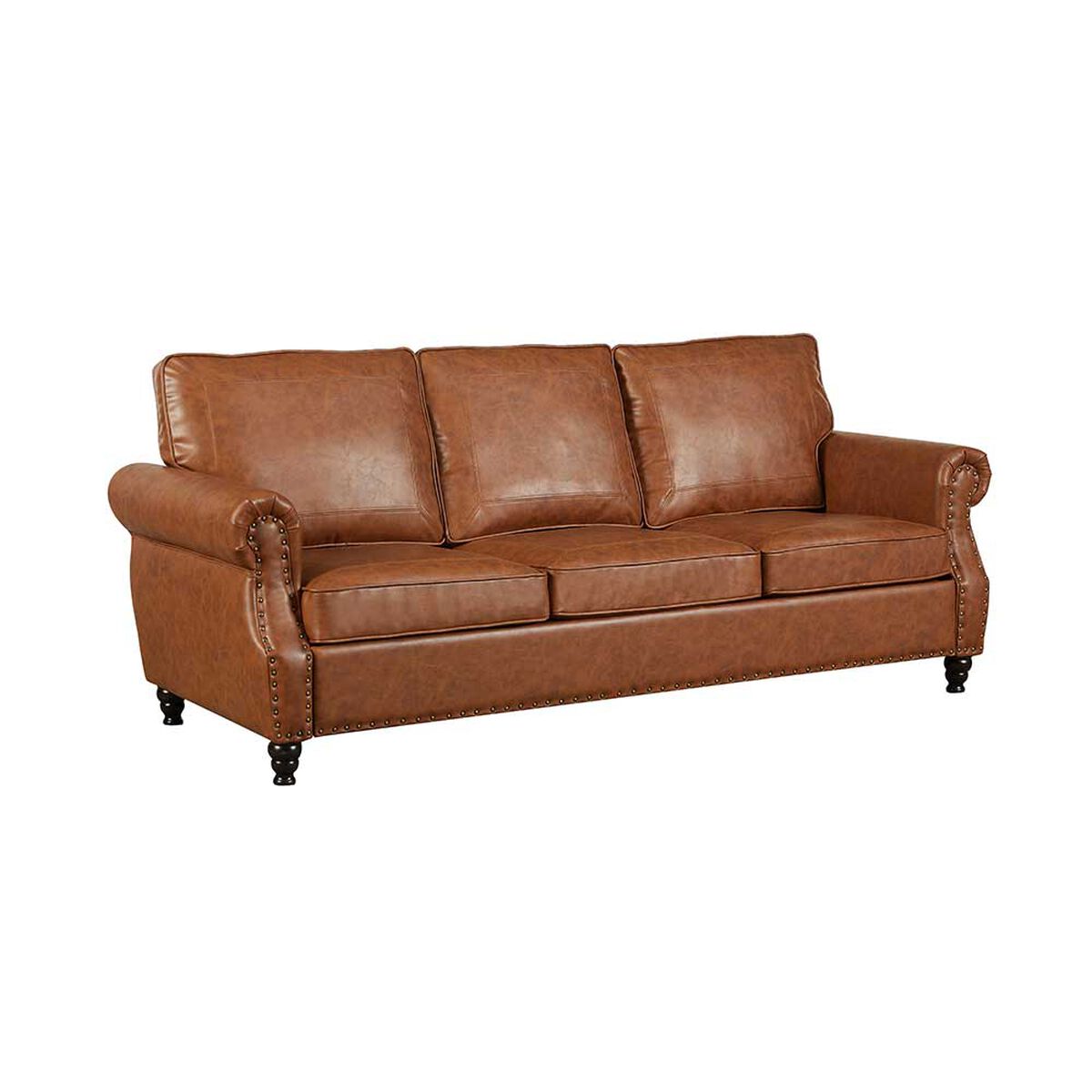 Sofá Casanova Lancaste 3 Cuerpos Café