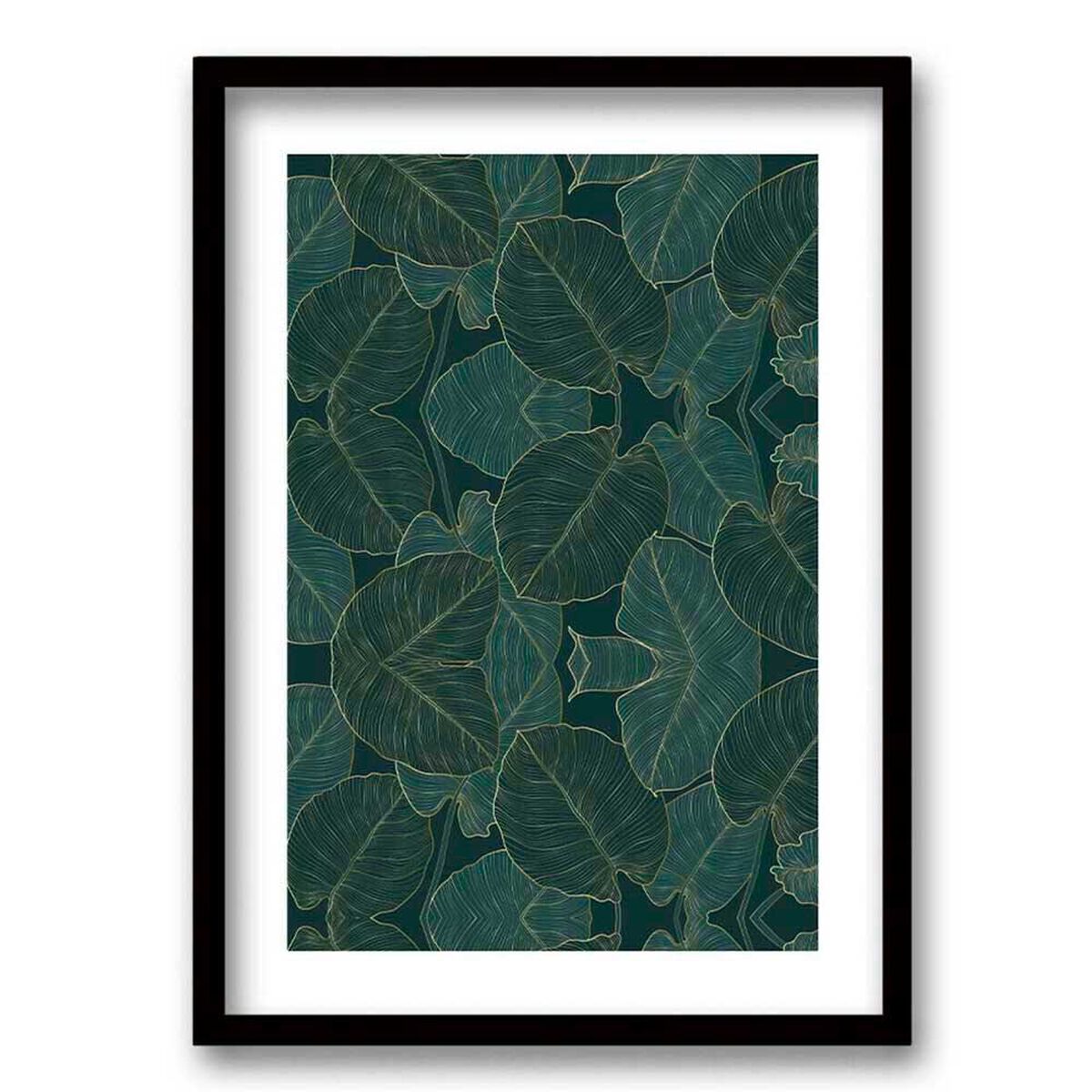 Cuadro Decorativo Retela Philodendron 50 x 35 cm