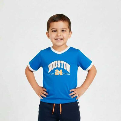 Polera Manga Corta Niño Chess Baby