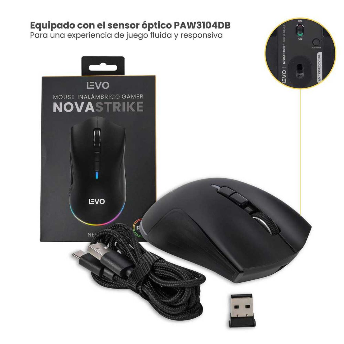 Mouse Gamer LEVO NovaStrike