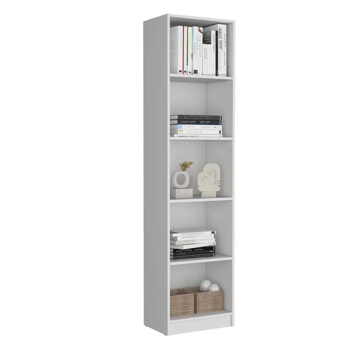 Estante 45 cm + Estante 2 Puertas TuHome Home Blanco