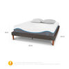 Cama Europea CIC 2 Plazas Alaska + Almohadas Viscoel&aacute;sticas