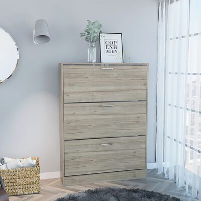 Imagen 1 del producto Zapatero TuHome Z-94 3 Cajones Duna/Blanco