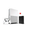 Combo Consola Microsoft Xbox One S 1TB Blanca + Disco Duro Externo Toshiba 2TB