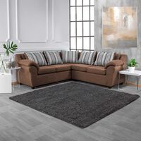 Sofá Seccional Muebles MPR Cattaleya 5 Café