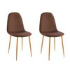 Set 2 Sillas TuHome Concept Café Oscuro