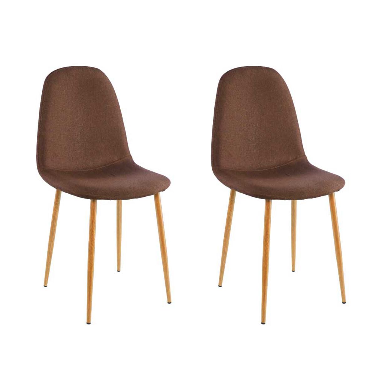 Set 2 Sillas TuHome Concept Café Oscuro
