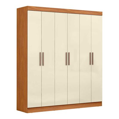 Imagen 1 del producto Closet Di Poretti Paris 6 Puertas 2 Cajones Café