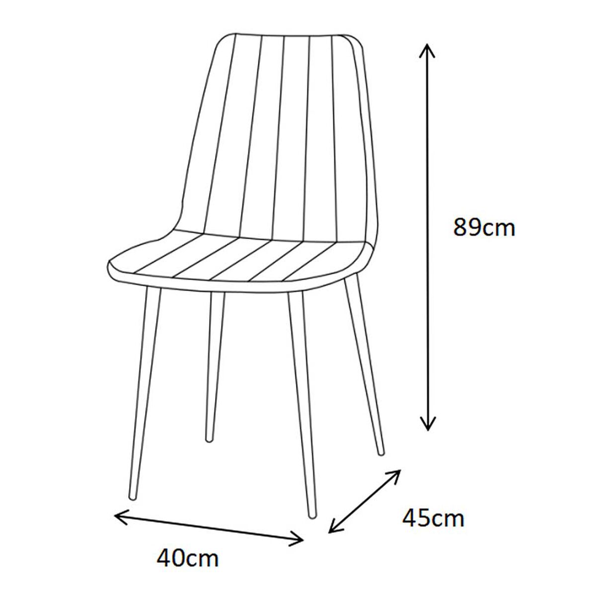 Pack 2 Sillas Rodler Oporto Beige