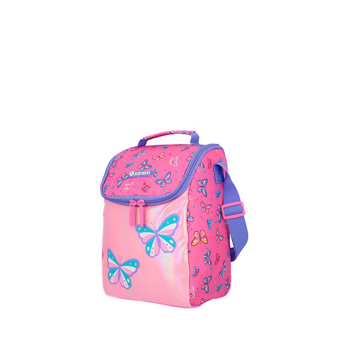 Lonchera T&eacute;rmica Xtrem Froster 6XT Mariposas Rosado/Morado