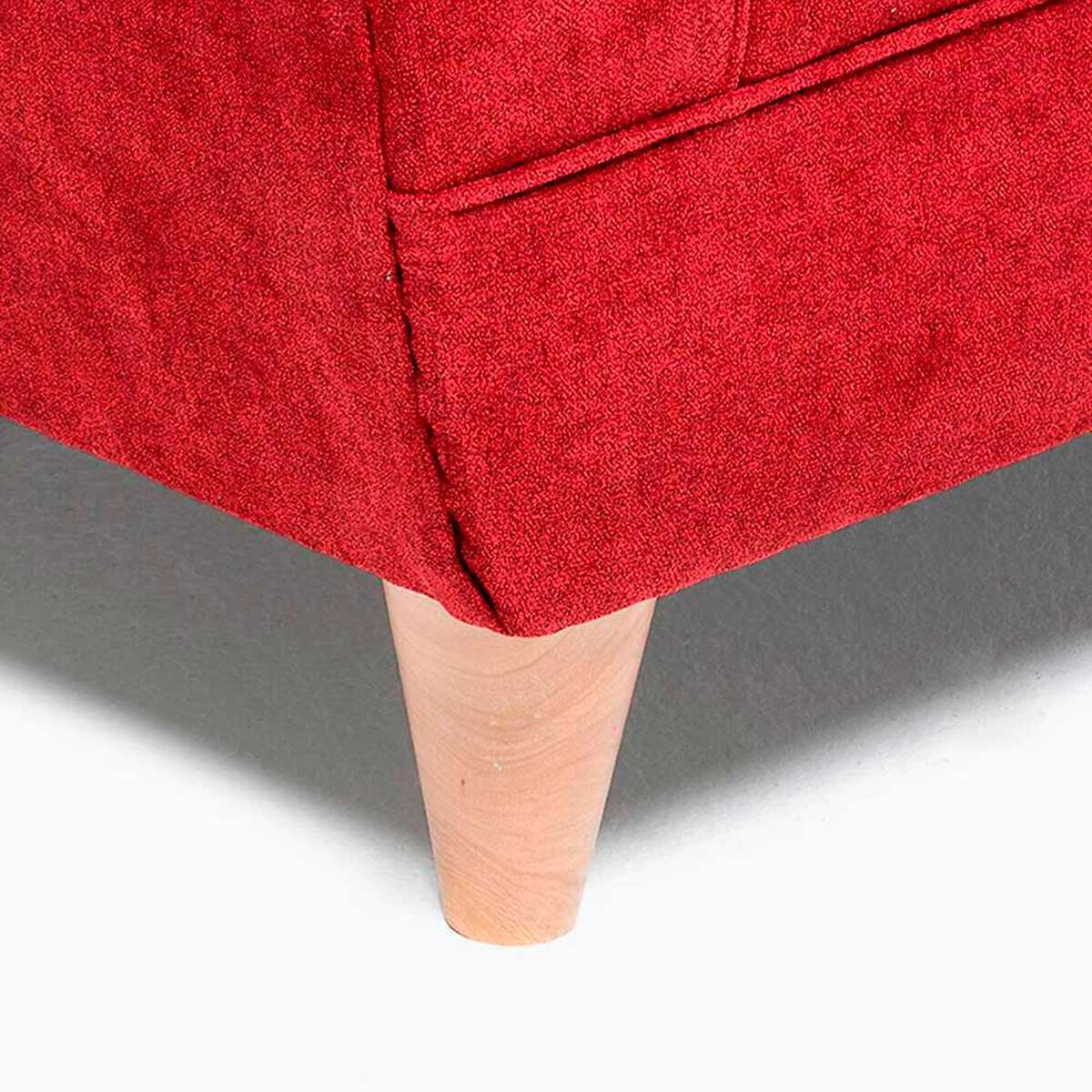 Sof&aacute; Barra Design Gracia 3 Cuerpos Rojo