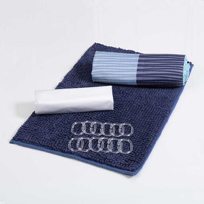 Set Cortina de Baño 4 Piezas Mashini Busia Multicolor