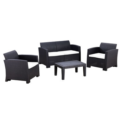 Imagen 1 del producto Juego de Living para Terraza Northwest Menorca Sofá 2 Cuerpos + Dos Sillones 1 Cuerpo