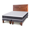 Cama Europea CIC Base Dividida King New Ortopedic + Respaldo Milán