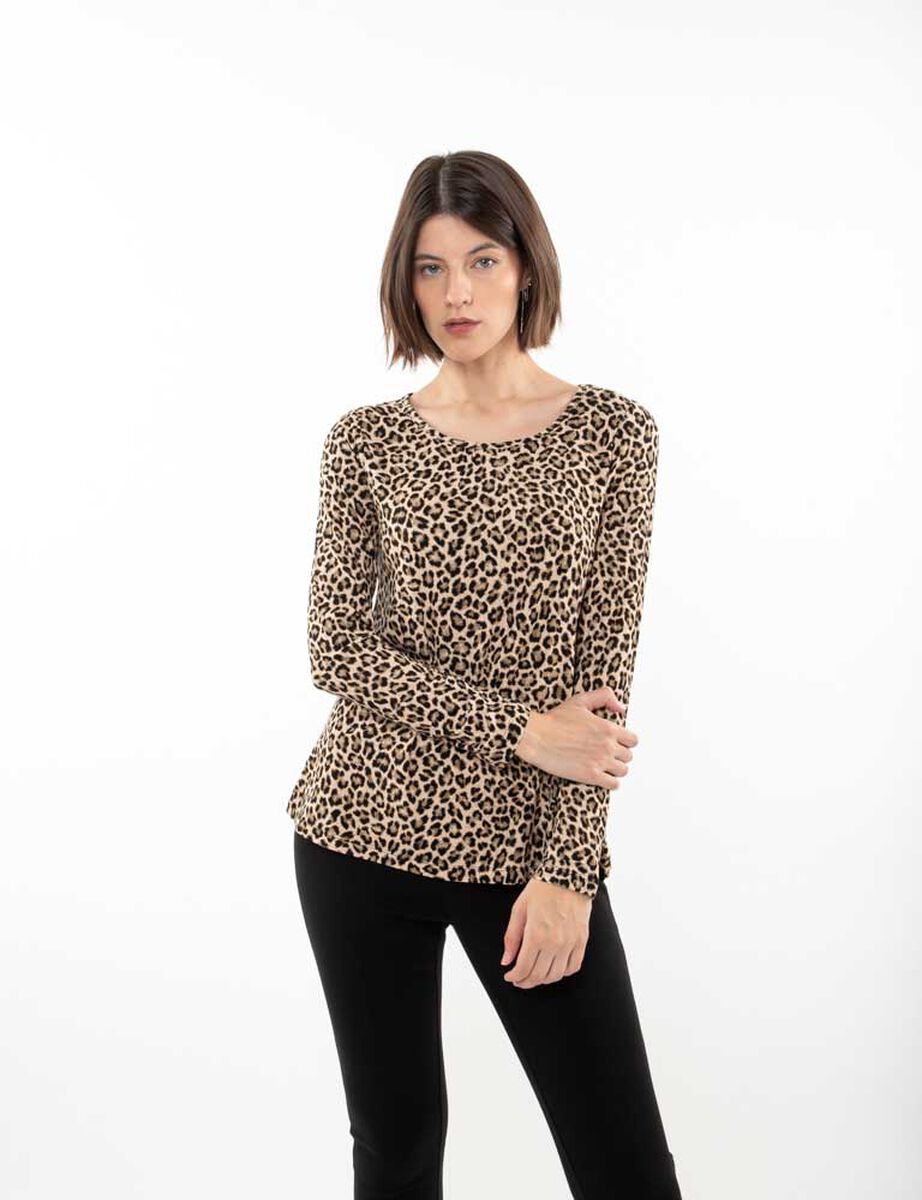 Polera Manga Larga Mujer Zibel