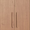 Closet Vekkahome Americano 6 Puertas 2 Cajones Caf&eacute;