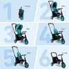 Triciclo Folding Trike Str3 Azul Smart Trike