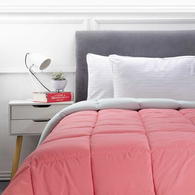 Imagen 1 del producto Plumón Bicolor Casanova 2 Plazas Liso Sandía Menta