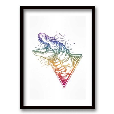 Imagen 1 del producto Cuadro Decorativo Retela T-Rex 40 x 30 cm