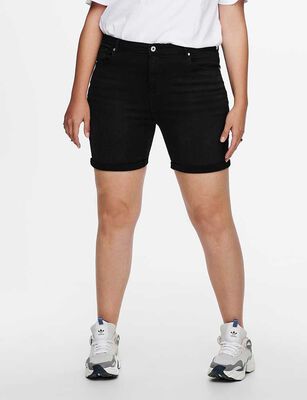 Imagen 1 del producto Short Denim Mujer Only Carmakoma Negro
