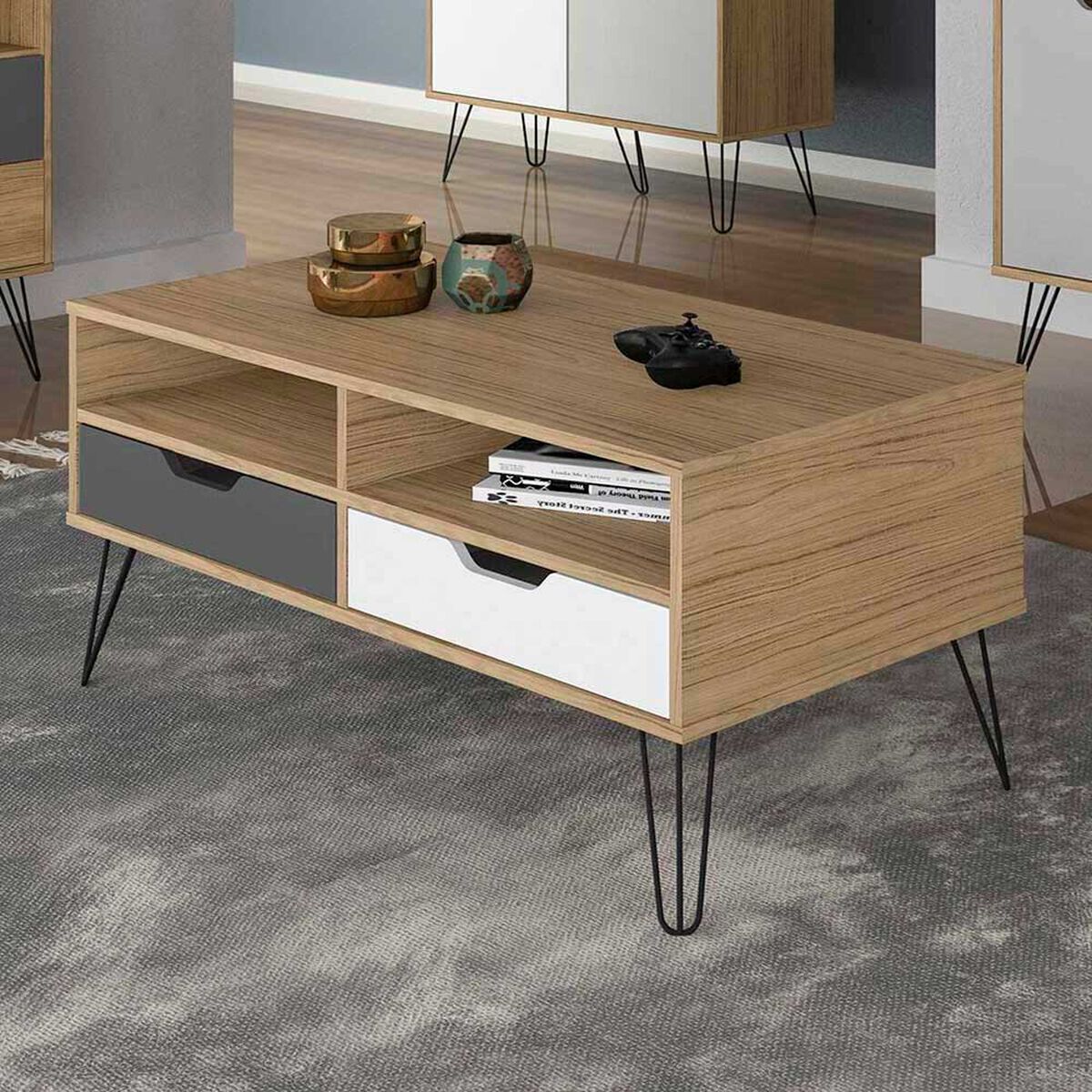 Mesa de Centro Exit Estocolmo Roble Grafito