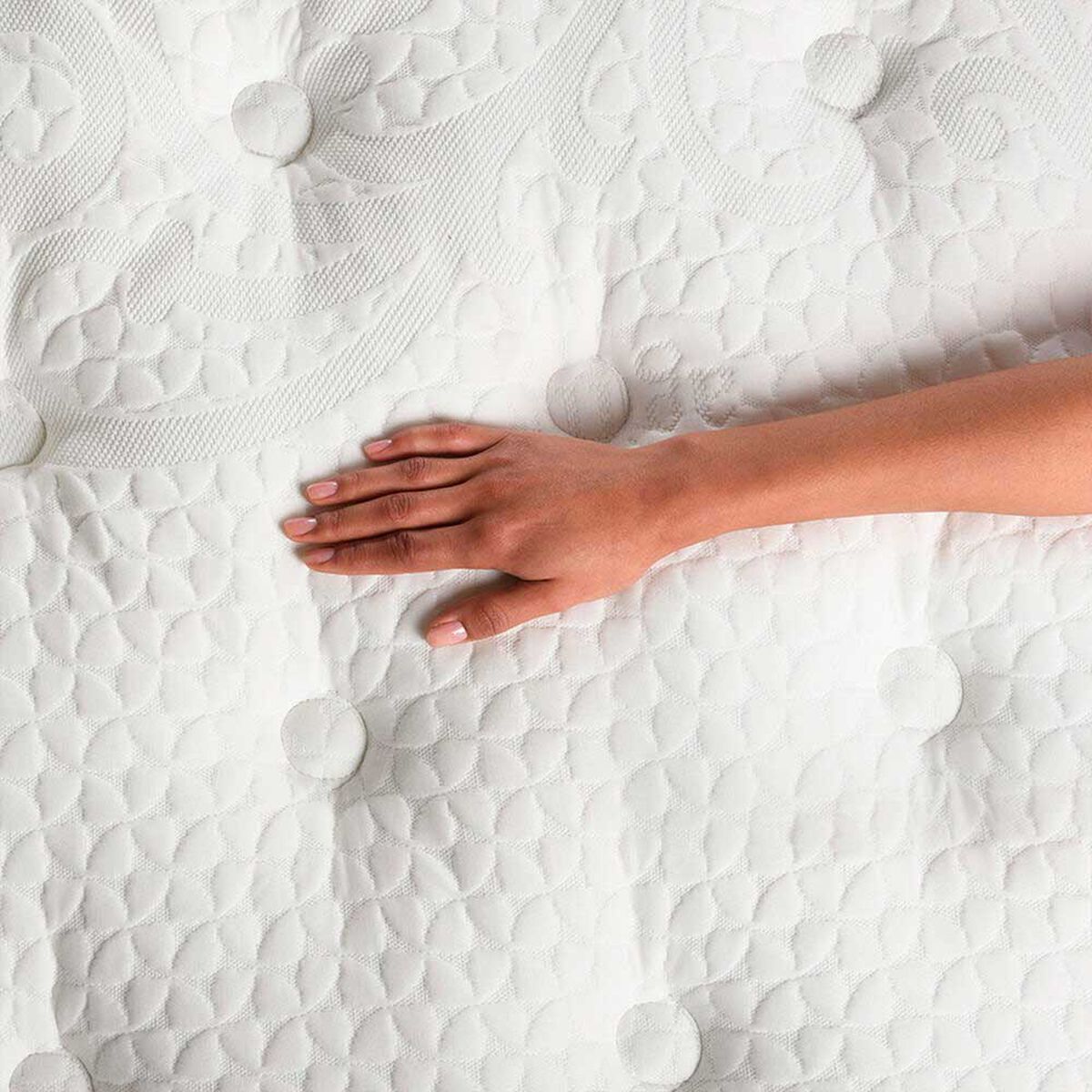 Cama Europea CIC Base Dividida S&uacute;per King Grand Premium + Respaldo Ebro