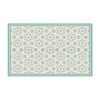Alfombra Davanti Flor Hindu Turquesa 140 x220 Flor Hindu Turquesa