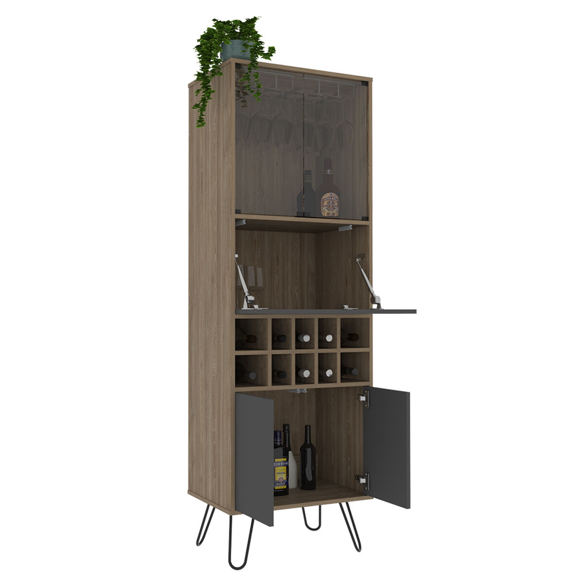 Bar Alto Vassel Miel - Plomo