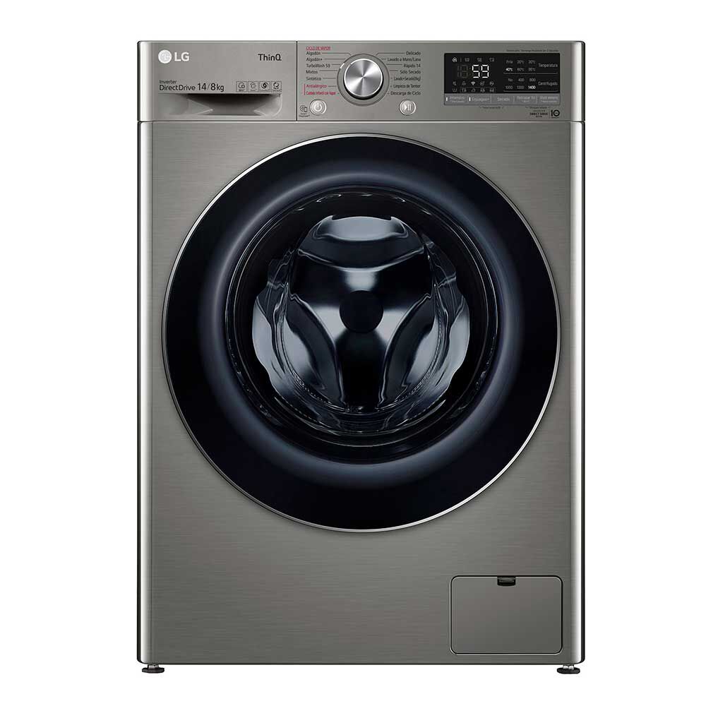 Lavadora Secadora LG WD14VVC4S6C 14/8 kg