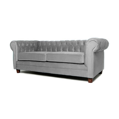 Imagen 2 del producto Sofá Barra Design Chesterfield 3 Cuerpos Gris