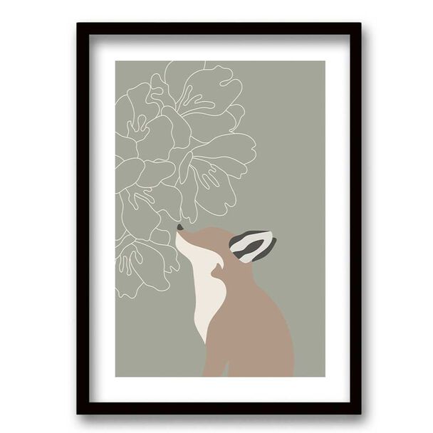 Cuadro Decorativo Retela Zorro 40 x 30 cm