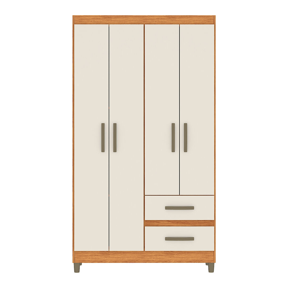 Clóset Vekkahome Lisboa 4 Puertas 2 Cajones Blanco