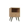 Velador Yardas CB201OAOA Nogal 1 Cajón