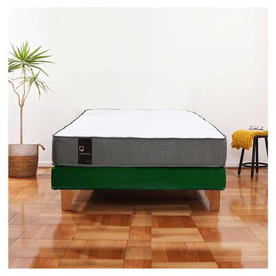 Cama Europea Latam Home 1,5 Plazas Zen Best Verde