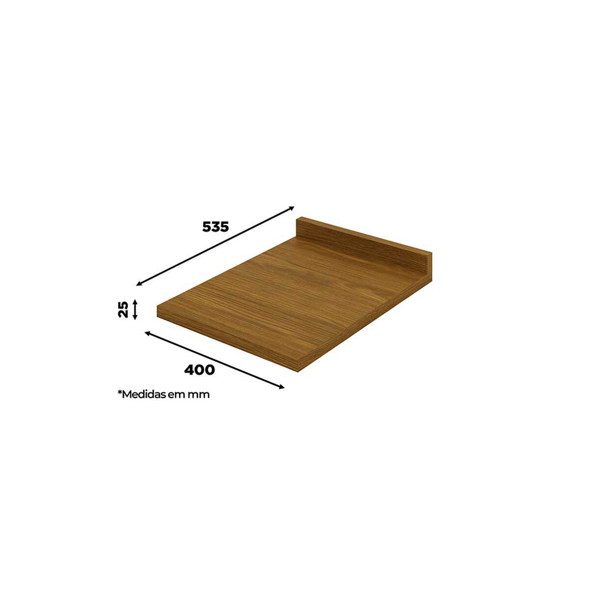 Mueble de Cocina Base  Home Mobili Americana 1 Puerta Café