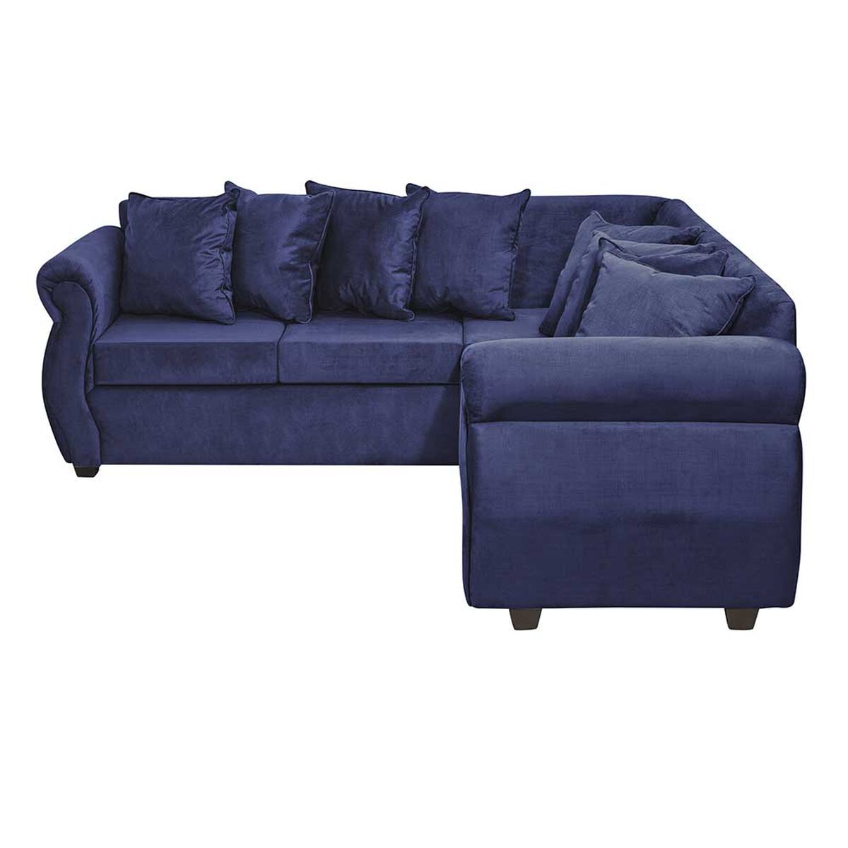 Sofá Seccional Innovamuebles Azucena 5 Cuerpos Azul 