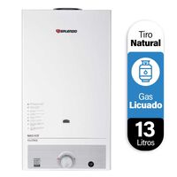 Calefont 13 litros Gas licuado Tiro natural Splendid