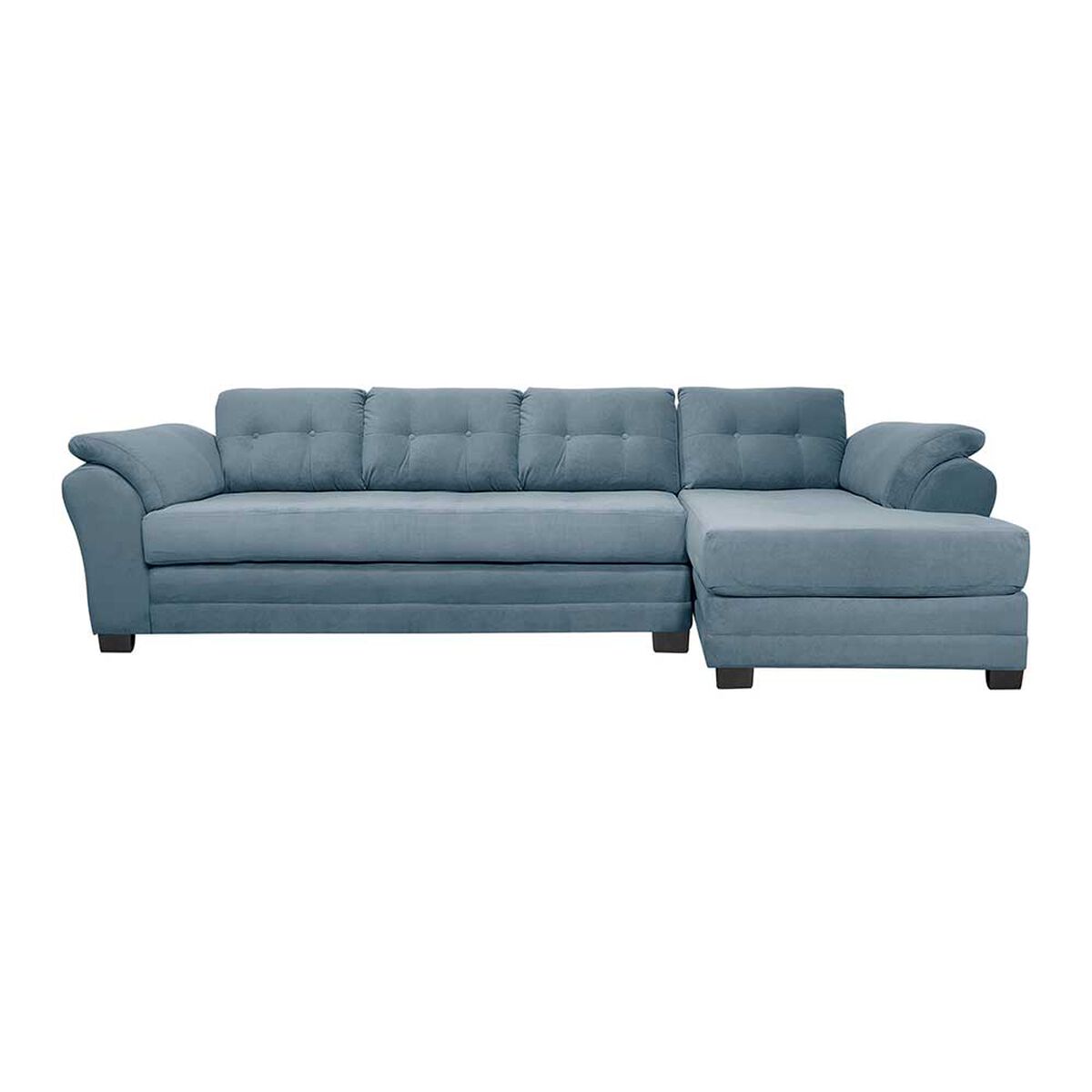 Sof&aacute; Seccional Living Factory Boston 5 Cuerpos Gris