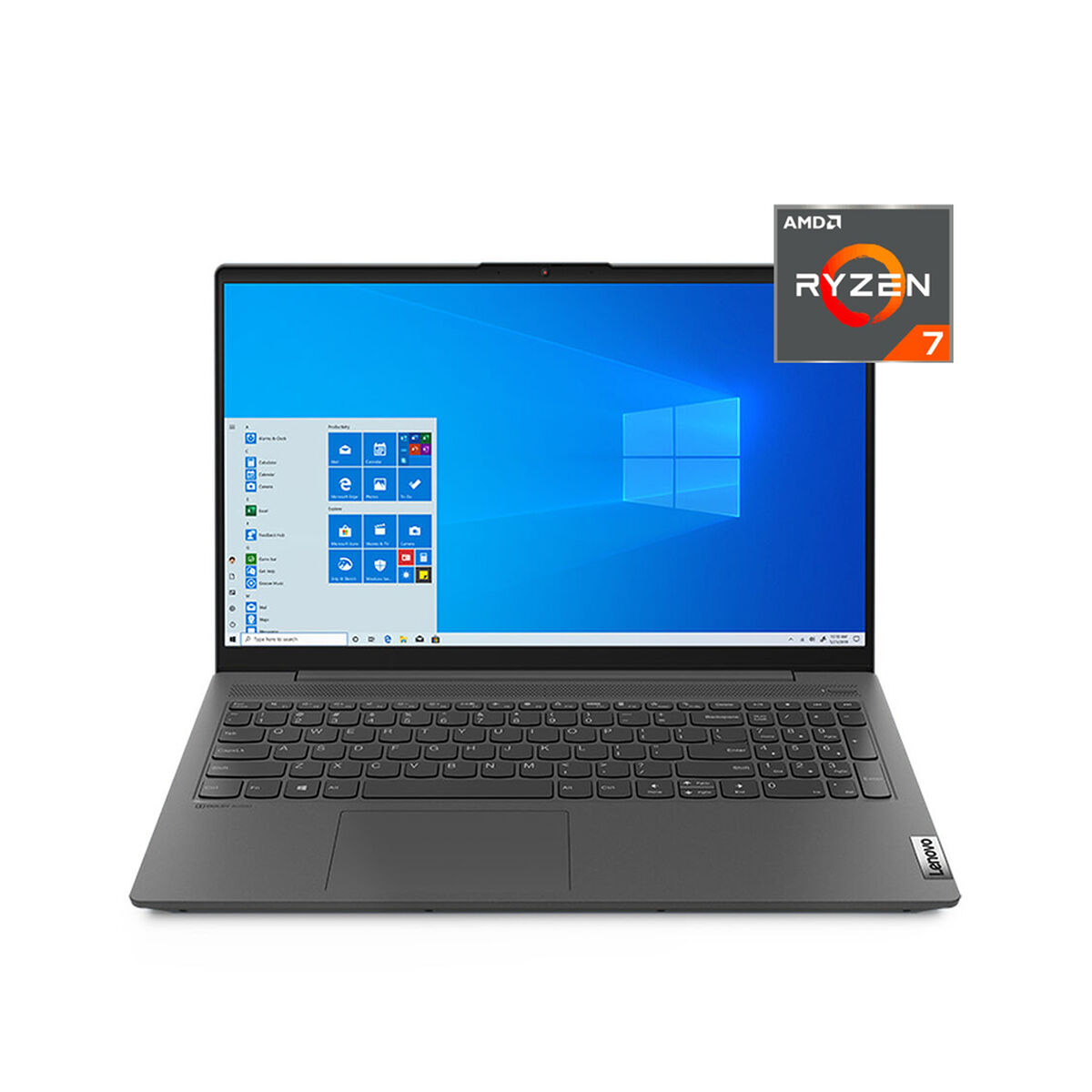 Combo Notebook Lenovo IdeaPad 5 Ryzen 7 8GB 512GB SSD 15,6" + Microsoft Office 365 Personal Suscripción 1 Año + McAfee Protección Total 1 Año