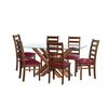 Juego de Comedor Latam Home Merida 6 Sillas Burdeo