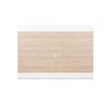 Panel TV CIC Monet Hasta 70" Olmo Alpino Blanco