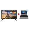 Combo LED 24" Master-G MGS2408X Smart TV HD + Notebook Hyundai HyBook Plus Core i5 8GB 256GB SSD 14"