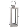 Set 3 Fanales Metal Vgo  57 x 18 cm Plateado