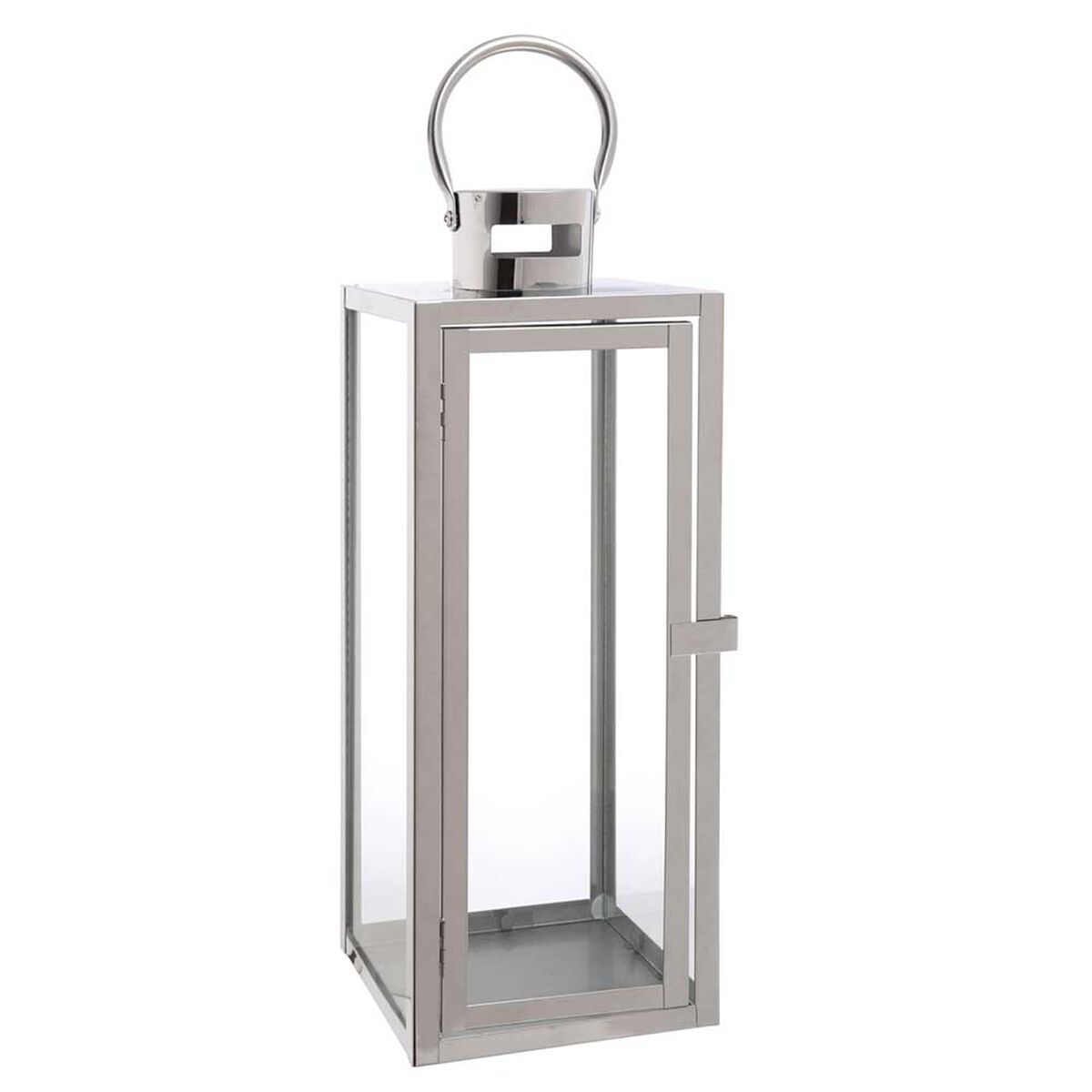 Set 3 Fanales Metal Vgo  57 x 18 cm Plateado
