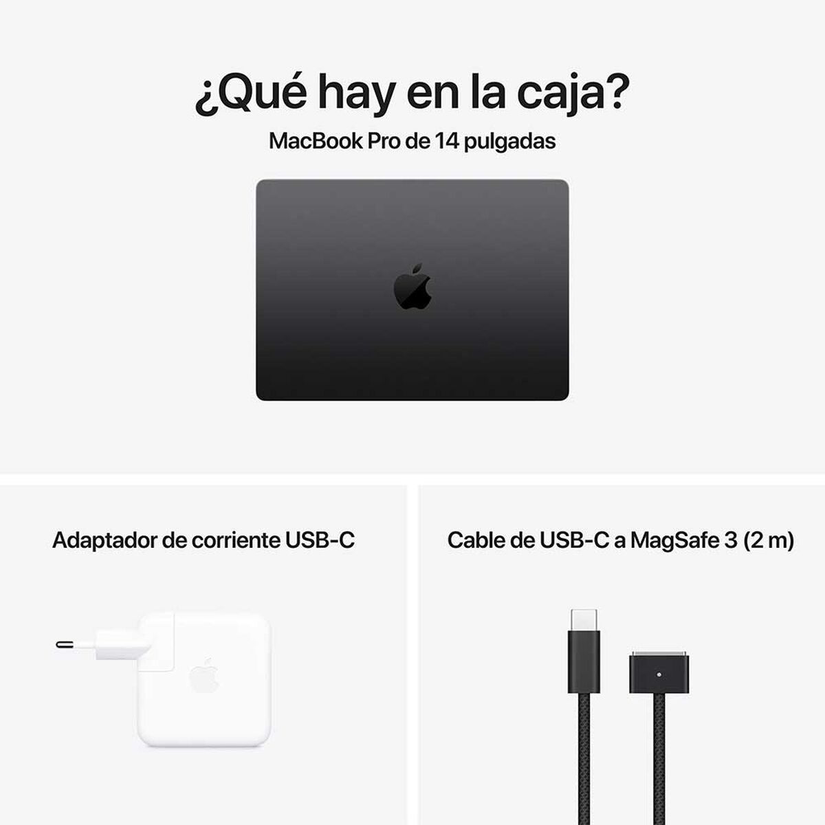 Notebook Apple MacBook Pro Chip M4 Pro 24GB 1TB SSD 14,2" Negro Espacial